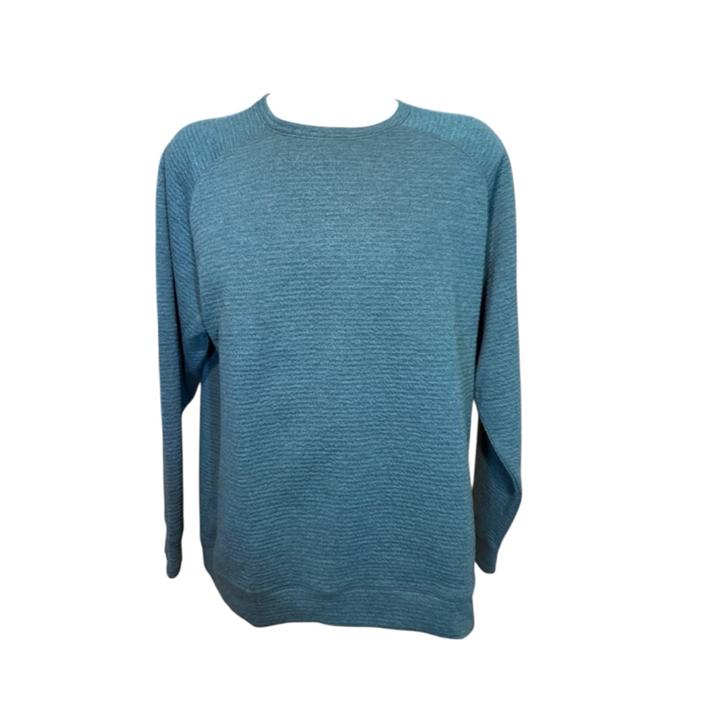 Men's VRST Recharge Crew XXL Green Long Sleeve Shirt